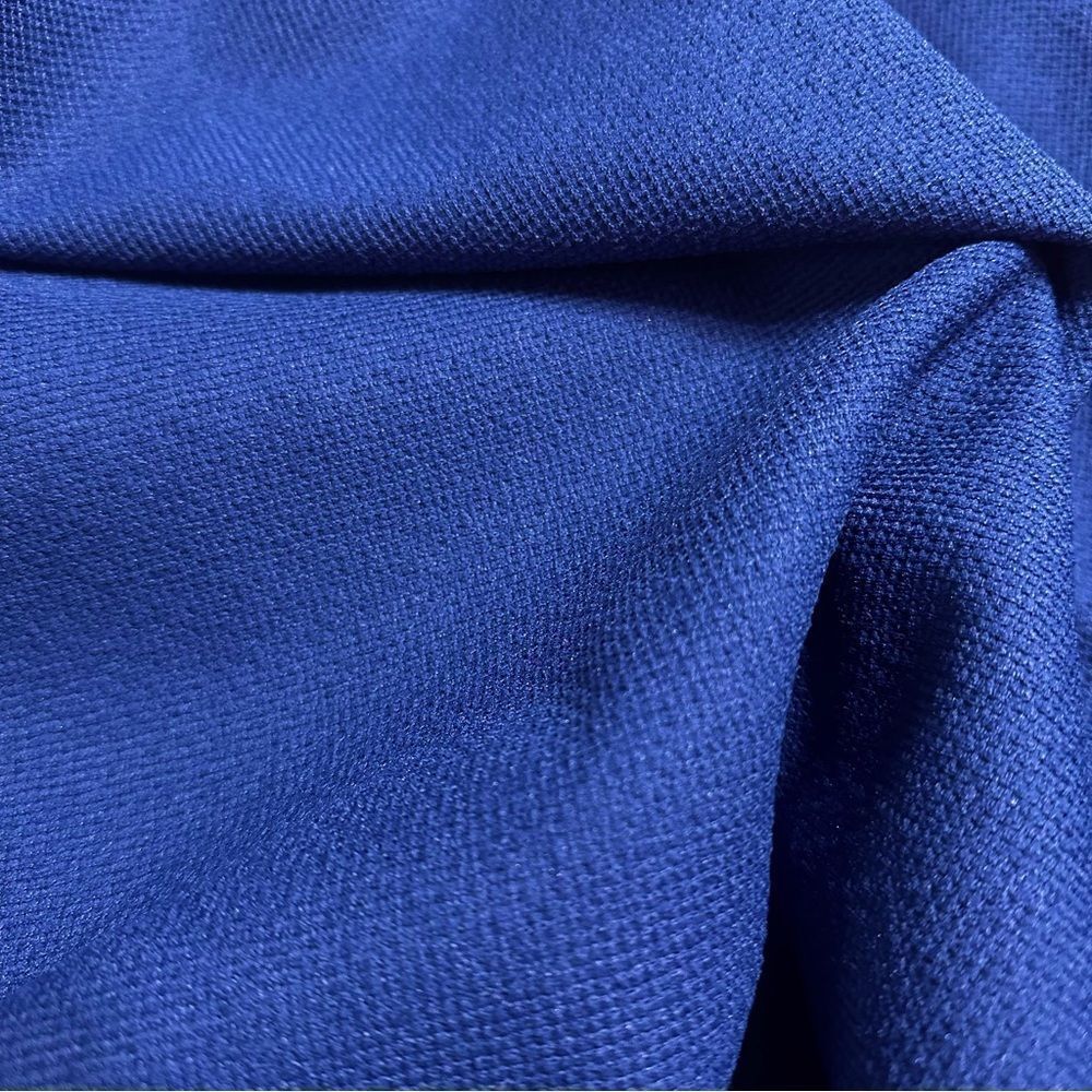 Vintage Deep Blue women’s suiting fabric Approx 3 yards x 1.75 yards